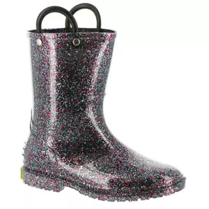 Western Chief Glitter Rain Boot Girls' Infant-Toddler-Youth Boot - Picture 1 of 12
