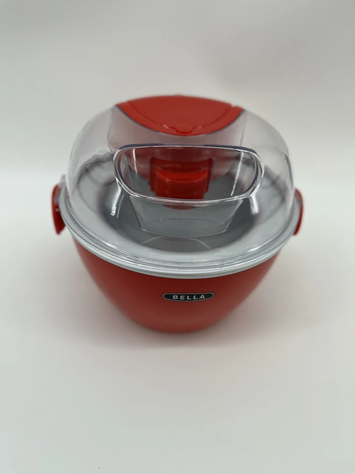 Heladera eléctrica Bella 1 litro roja (recetas incluidas) caja abierta ~ nunca usada Foto 1 de 4