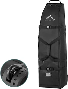 Soft-Sided Golf Travel Bag with Wheels- Heavy Duty 600D Polyester Oxford Wear - Picture 1 of 12