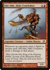 1X Ishi-Ishi, Akki Crackshot Betrayers of Kamigawa NM/EX MTG CARD