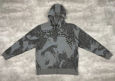 SUDADERA CON CAPUCHA OAKLEY VINTAGE CHAPA XL AOP Y2K 2000s cremallera Foto 1 de 4