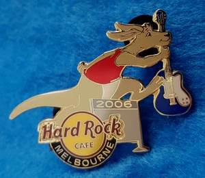 GUITARRA MELBOURNE COMMONWEALTH GAMES KANGAROO HURDLES 2006 Hard Rock Café PIN LE - Imagen 1 de 1