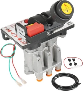 Hydraulik Durchflussregelventile mit Zapfwellenschalter für Muldenkipper Kipper hydraulisch - Bild 1 von 6