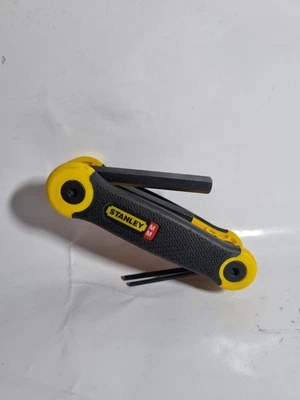 Stanley 8 Piece Metric Folding Hex Key Allen Key Set Metric STA269264 2-69-264 - Image 1 of 3