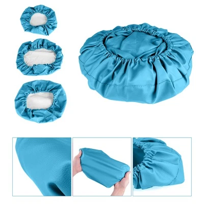 EUSTOMA 4Pcs/Set PU Leather Dental Chair Seat Cover Unit Chair Elastic Protective Cover