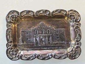 Metal Tray The Alamo 1718 Spanish mission in San Antonio Texas, Made In Japan - Picture 1 of 7