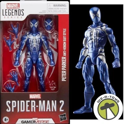 Figura Spiderman Traje Antiveneno Peter Parker Gamerverse Serie Marvel Legends Foto 1 de 4