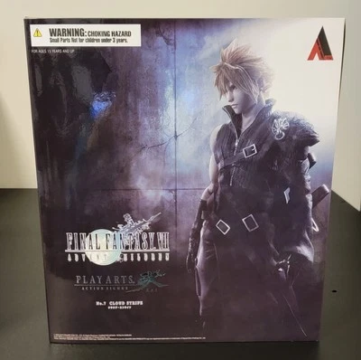 FINAL FANTASY VII Advent Children No.7 CLOUD STRIFE (Play Arts Kai, 2014) NEW - Image 1 of 4