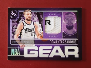 2024-25 Panini Silhouette NBA Gear Domantas Sabonis Patch Letter "R" 01/25 - Picture 1 of 2