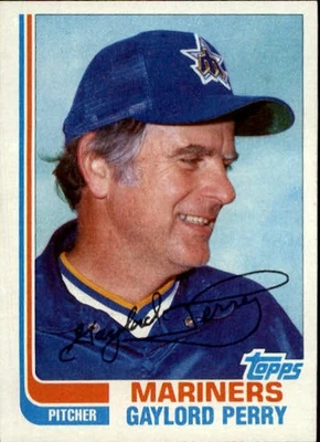 Tarjeta de béisbol 1982 Topps intercambiada #88T Gaylord Perry Foto 1 de 2