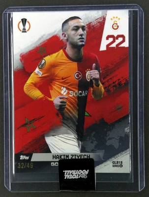 2023-24 Topps Total Football #GLB18 Hakim Ziyech Going Global /49 Galatasaray SK - Image 1 of 2