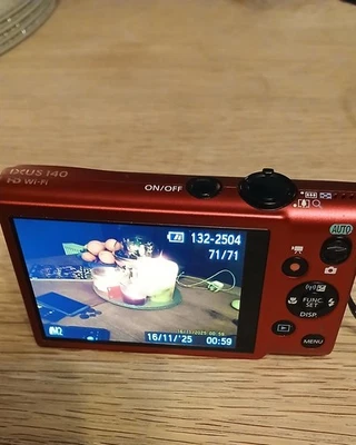 Canon IXUS 140 PowerShot ELPH 130 IS IXY 110F 16.0MP Digital Camera -85%New - Image 1 of 4