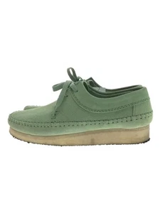 Clarks Wallabee UK6 GRN Suede 21621 Wallaby Shoes - Picture 1 of 6