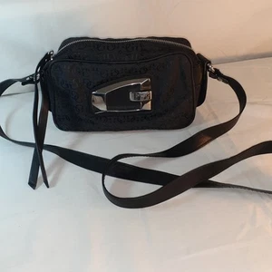 Guess Women's Crossbody Bag Black Small 9x4x3 Large G on Front - Picture 1 of 10