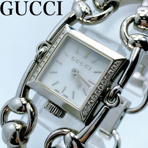 Orologio Gucci Signoria Diamond Shell 116 5mm originale funzionante pulito dal Giappone