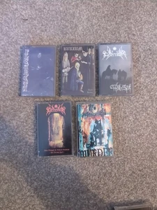 Norwegian Black Metal Cassette Bundle Tape Rare Gehenna Fleurety Darkthrone - Picture 1 of 1