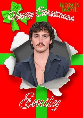 PERSONALISED BENSON BOONE CHRISTMAS CARD