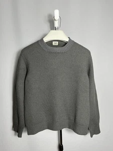 CP Company Hombre Suéter Tejido Lana Años 90 Vintage Gris Cuello Redondo Talla M - Imagen 1 de 10