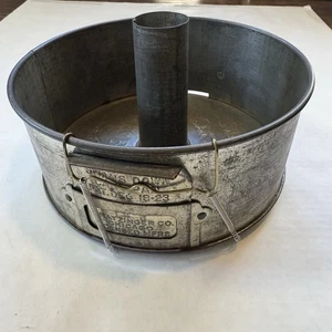 Vintage Swans Down Cake Flour Bundt Pan W/ Side Vents Chicago USA E. Katzinger - Picture 1 of 10