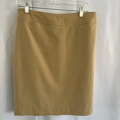 Evan Picone Women’s Skirt Size 8P Petite Tan Stretch Pencil Career Work Office - Image 1 of 4