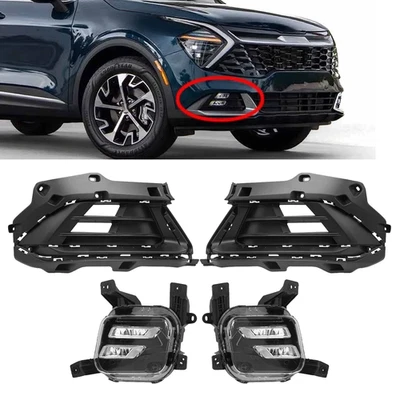 Luz antiniebla LED DRL para parachoques delantero para Kia Sportage LX EX SX 2023-2024 Foto 1 de 4
