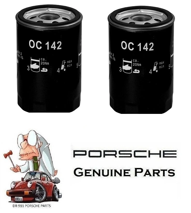 Porsche 924 944 968 Oil Filter Set MAHLE 94410720109 - Image 1 of 1