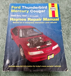 Haynes Repair Manual 36086 Ford Thunderbird & Mercury Cougar 1989 -1997 - Picture 1 of 7