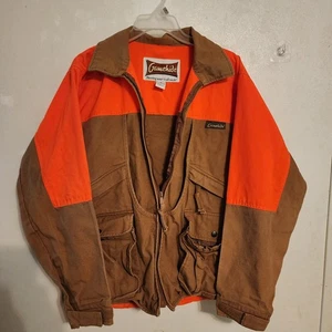 Gamehide Hunting Full-Zip Jacket Orange Cargo Mens Size M (Few Marks See Pics) - Picture 1 of 6
