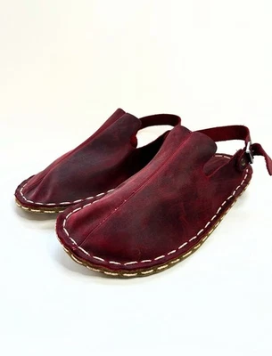 Zapatos Turcos Yemeníes Estilo Sabah, Hechos a Mano Puesta a Tierra Para Mujer Talla EU 40 US 9.5 Foto 1 de 4