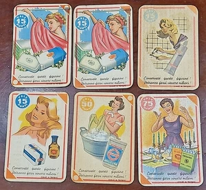 lotto di  6 Figurine Mira Lanza vintage NON COMUNI e RARE da 15  a 100 PUNTI - Imagen 1 de 6