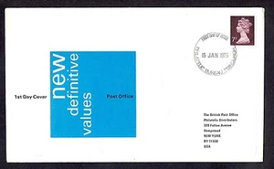 GR BRIT SELLO #MH61 FDC 7p máquina 1975 - Imagen 1 de 2