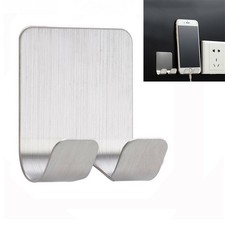 Practical Stainless Steel Hook Storage Wall Door Mobile Phone Holder Hook