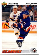 1991-92 Upper Deck Hockey Derek King New York Islanders #382 B3