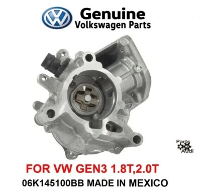VOLKSWAGEN GENUINE OE Vacuum Pump For VW Beetle,Golf,Jetta,Passat Gen3 1.8T,2.0T - Image 1 of 2