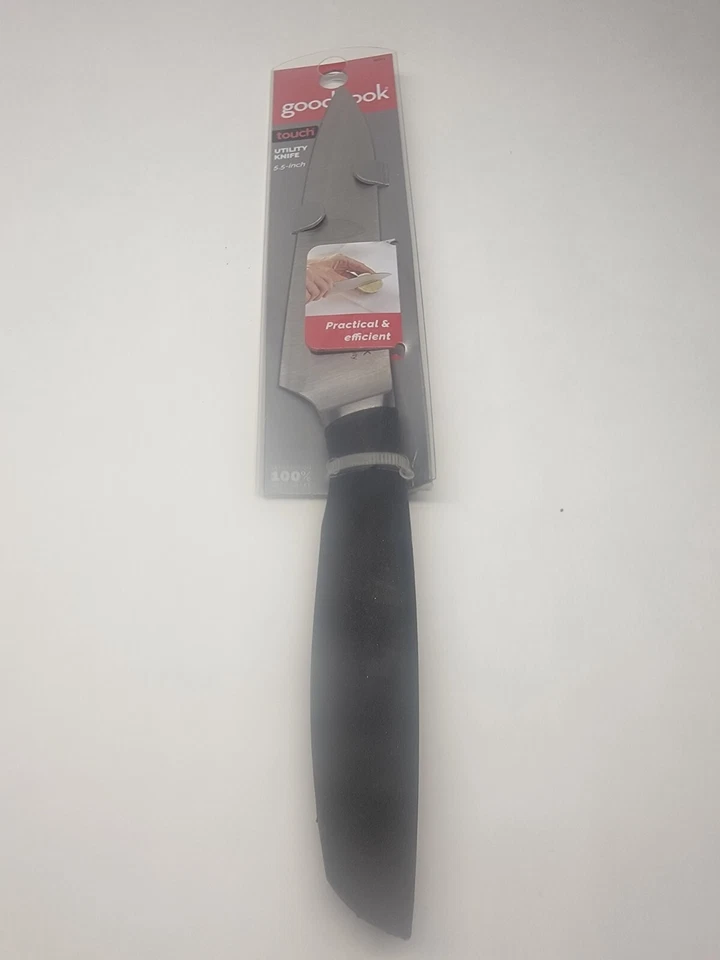 "Cuchillo utilitario Good Cook Monarch 6"" acero de alto carbono con mango de agarre suave NUEVO Foto 1 de 1