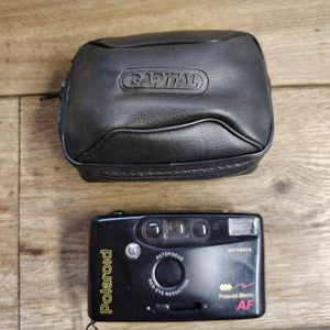 Polaroid 35mm Auto Focus Flash Dateback Camera DX Film Sensing Plus Case Tested - Picture 1 of 11