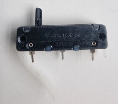 10K Ohm Potentiometer Slider Schlitten ERT Made in Italy mit Cursor Zunge - Bild 1 von 3