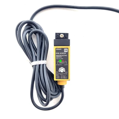 OMRON E3S-X3CE4 PHOTOELECTRIC SWITCH 12 TO 24 VDC USED. - Image 1 of 4