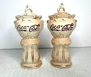 Coca-Cola 1998 Cracker Barrel Victorian Series Salz & Pfefferstreuer - Bild 1 von 12