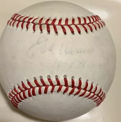 Earl Weaver Baltimore Orioles Hand Signed Baseball PSA/DNA COA Sticker - Image 1 of 3