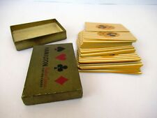 Vintage Hamilton Plastic Coated Karty do gry Marka Pojedyncza talia Made IN A " F