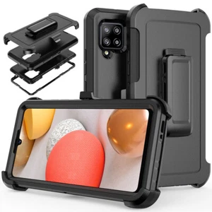 For Samsung Galaxy A42 5G Case Shockproof Cover+Belt Clip Fits Otterbox Defender - Picture 1 of 36