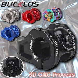 BUCKLOS DH Enduro Bike Short Handlebar Stem 35mm 31.8mm 1-1/8" Aluminium Alloy - Picture 1 of 13