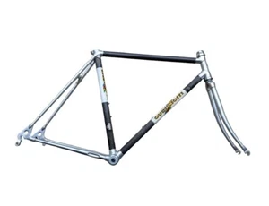 Vintage GUERCIOTTI Carbonio carbon & alloy road frameset, RARE 52 x 53 cm - Picture 1 of 14