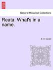 Reata. What's in a name.