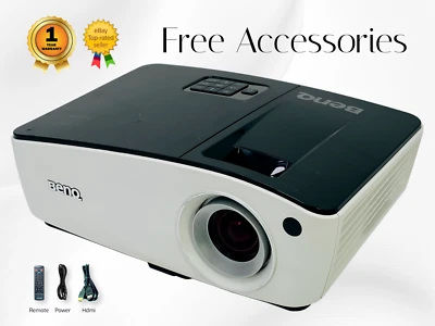 BenQ MX723 DLP Projector 3700 Lumens Built‑In 10W Speaker 2160p 1 Year Warranty - Image 1 of 4