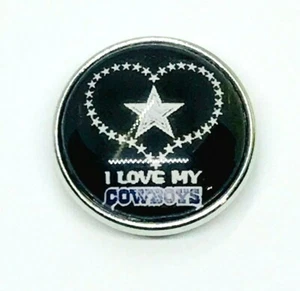 Football Snap Button Football Jewelry 18mm - Picture 1 of 2