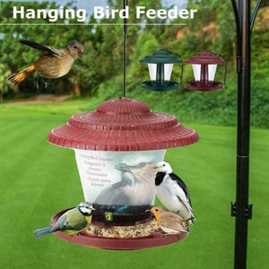 Vogelfütterer 1St. Außendekore Garten Hängen Kunststoff Wasserdicht Neu