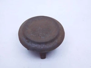 VINTAGE NOS CAST IRON Handrail / Post Rail DECORATIVE (1-1/2" PIPE) TOP CAP (SI) - Picture 1 of 6