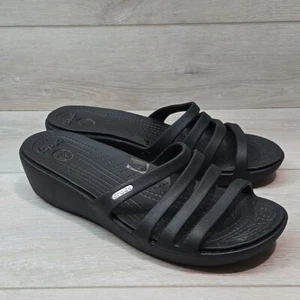 Sandalias de cuña Crocs Rhoda para mujer talla 11 - Imagen 1 de 10